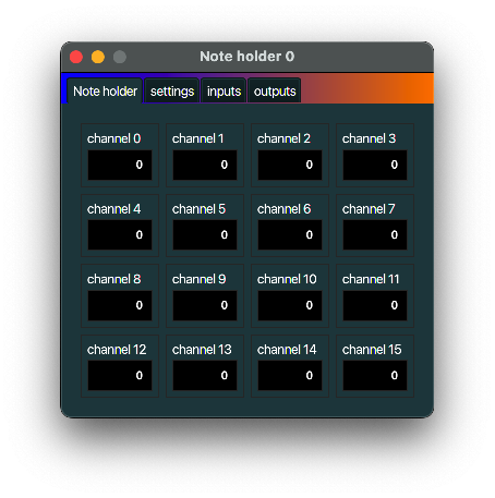 Note holder